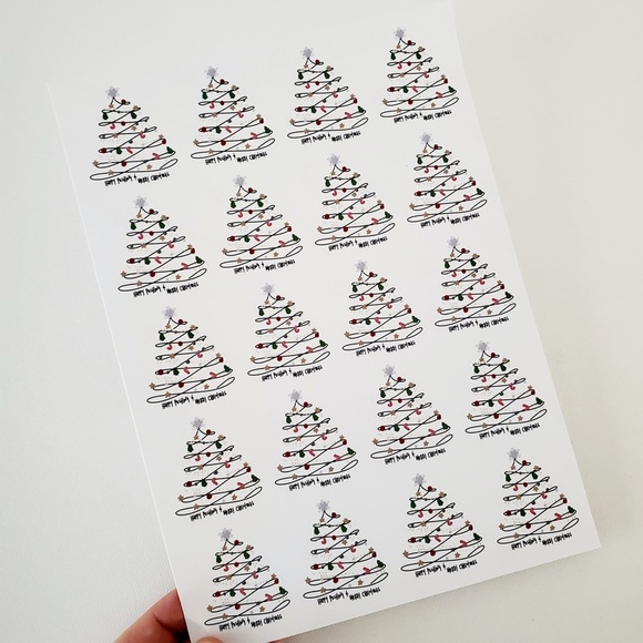 LB049 STICKERS Merry Poshmas Custom Poshmark Holiday Stickers [Price Firm] - Picture 3 of 10